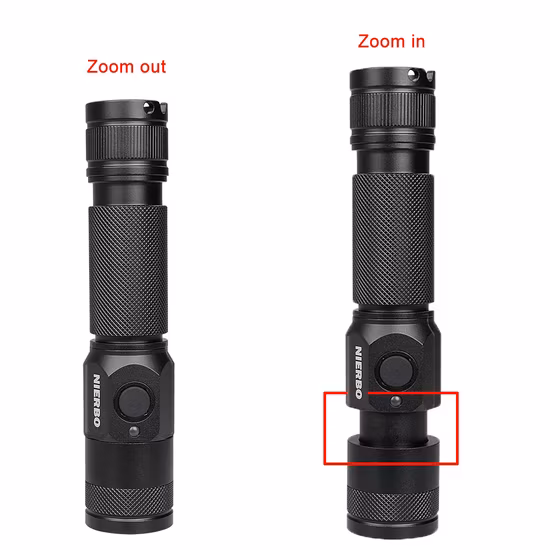 Goldmore 1200lumen USB LED Tactical Flashlight for Rechargeable Zoomable LED Flashlight