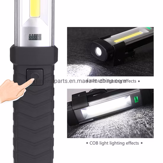 Wholesale SMD T6 LED Torch Lamp with 6 Flashing Mode Camping Rechargeable Torch Light Super Bright COB LED Waterproof Tactical Flashlight