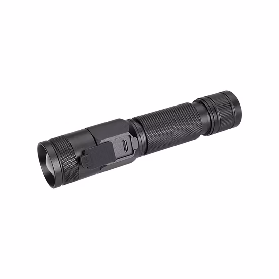 Goldmore 1200lumen USB LED Tactical Flashlight for Rechargeable Zoomable LED Flashlight